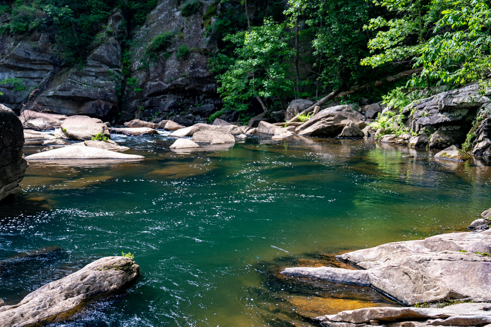 Bottom of Hurricane Falls.